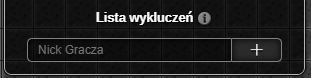 Lista wykluczeń